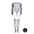 Le Desir Shade Kalyke XXIII Bodystocking with Turtleneck Black O/S - Fantasies Boutique