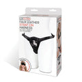 Lux Fetish Patent Leather Strap-On Harness Black - Fantasies Boutique