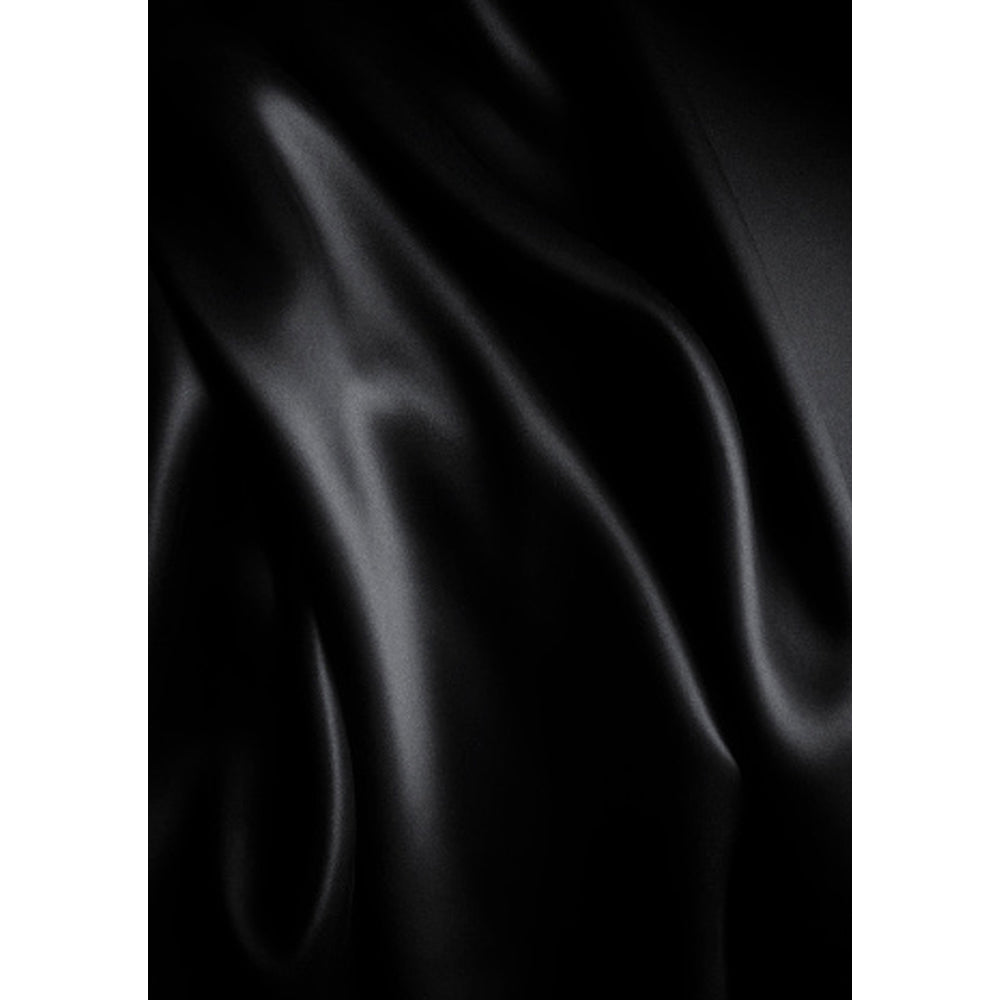 Ouch! Black & White Satin Bondage Tie Black - Fantasies Boutique