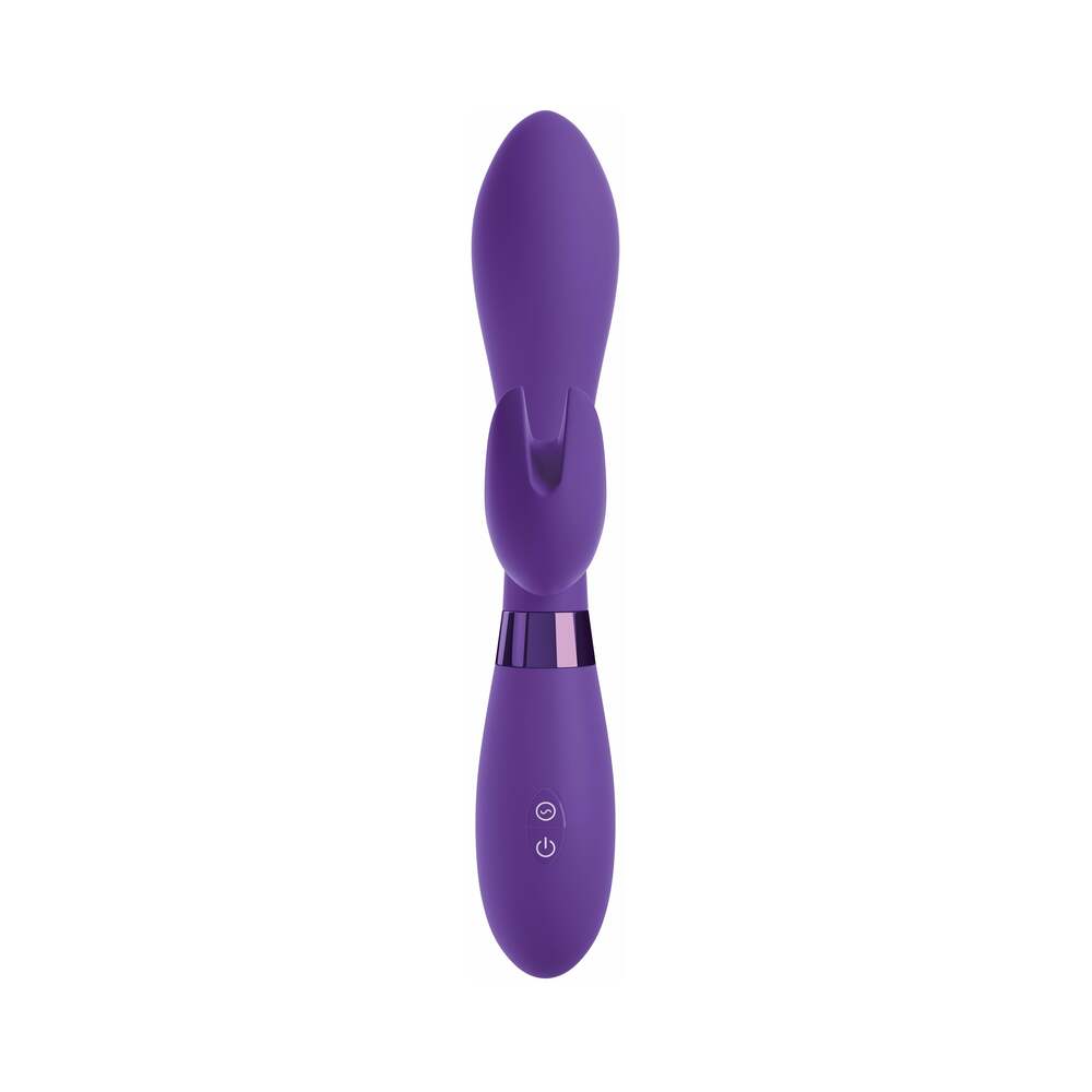 OMG! Rabbits #BestEver Silicone Vibrator Purple - Fantasies Boutique