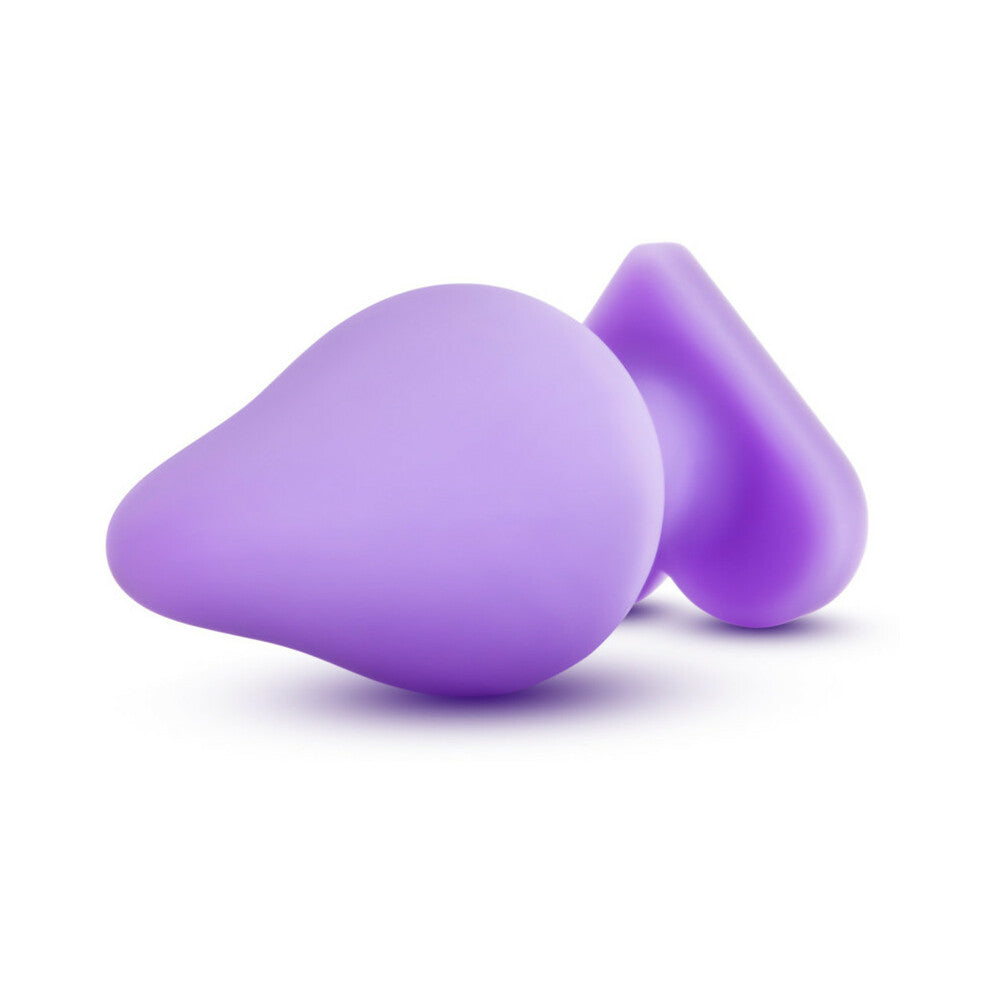 Blush Play with Me Naughty Candy Hearts 'Do Me Now' Anal Plug Purple - Fantasies Boutique