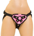 Lux Fetish Neoprene Strap-On Harness Pink - Fantasies Boutique