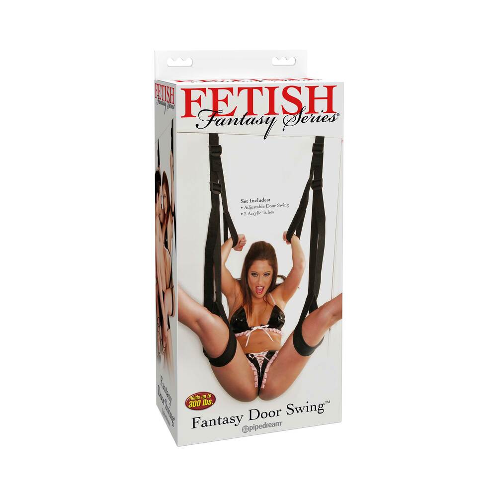 Fetish Fantasy Series Adjustable Fantasy Door Swing Black - Fantasies Boutique