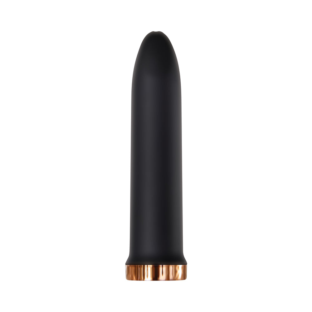 Evolved Four Play Rechargeable Silicone Bullet Vibrator and 3-Piece Sleeve Set Black - Fantasies Boutique