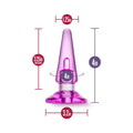 B Yours Basic Anal Plug Pink - Fantasies Boutique