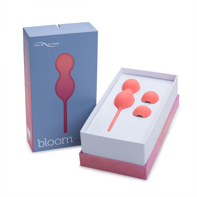 We-Vibe Bloom Rechargeable Silicone Vibrating Kegel Balls Coral - Fantasies Boutique