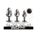 Evolved Black Gem Anal Plug 3-Piece Set - Fantasies Boutique
