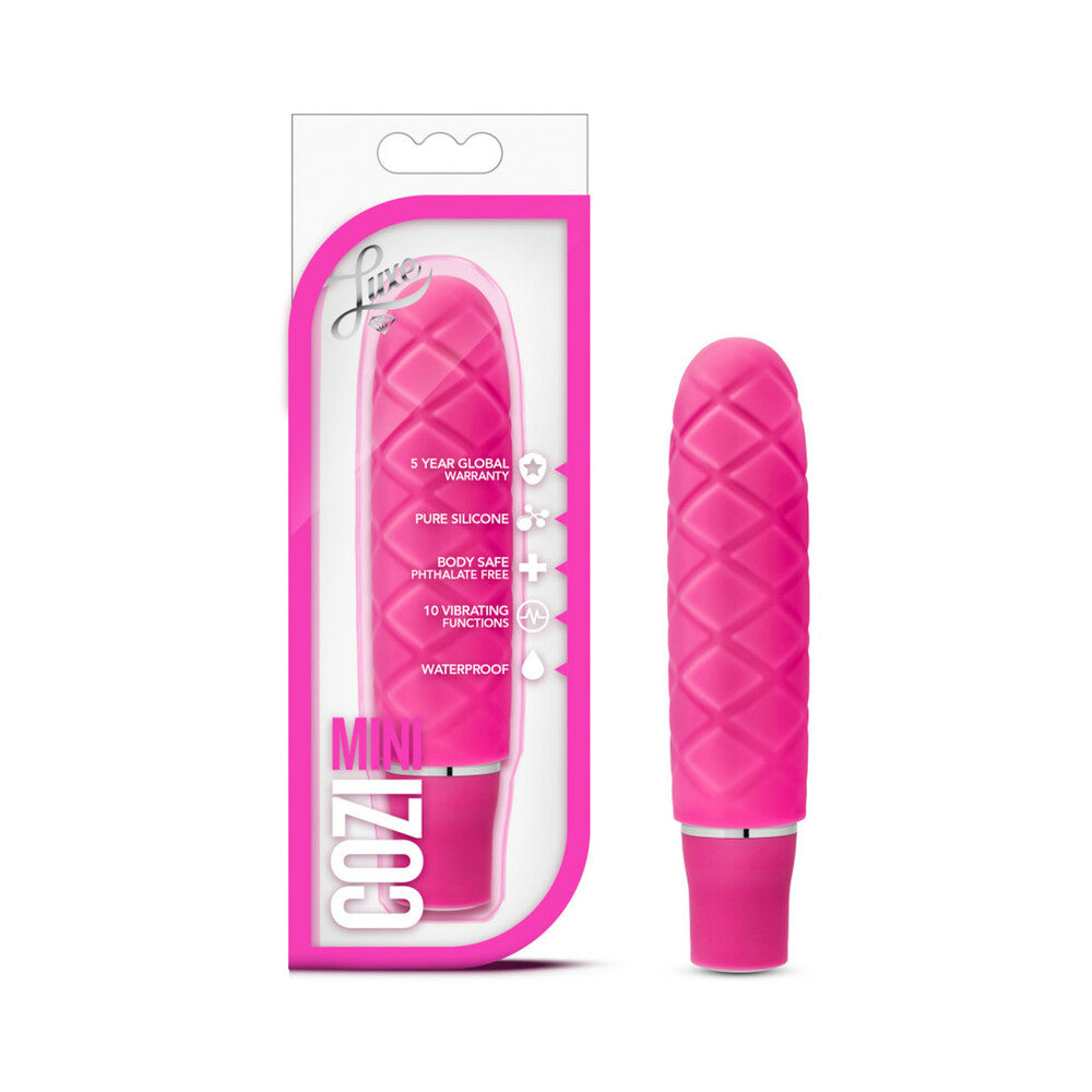 Blush Luxe Cozi Mini Silicone Slimline Vibrator Fuchsia - Fantasies Boutique