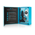 b-Vibe Rimming Petite Rotating and Vibrating Remote Control Plug Black - Fantasies Boutique