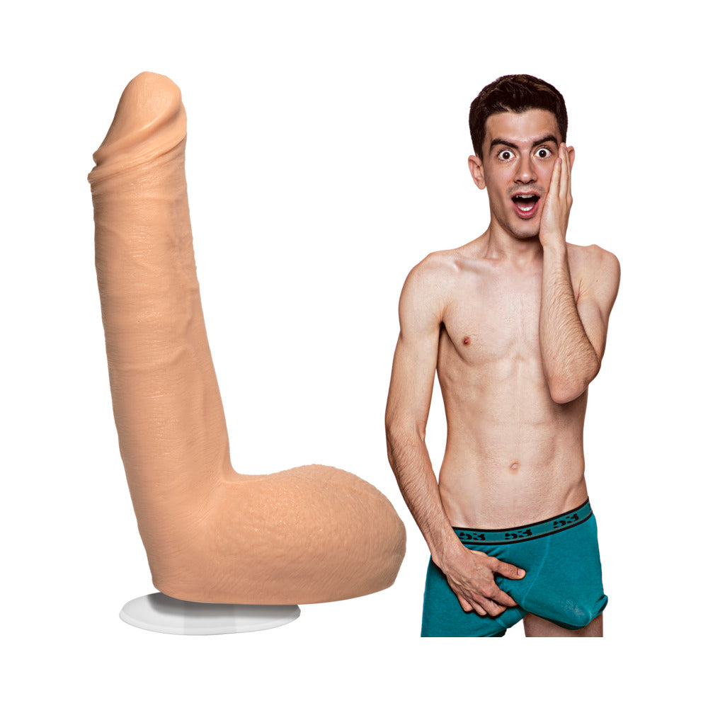 Signature Cocks Jordi El Niño Polla 8 inch ULTRASKYN Cock Vanilla - Fantasies Boutique