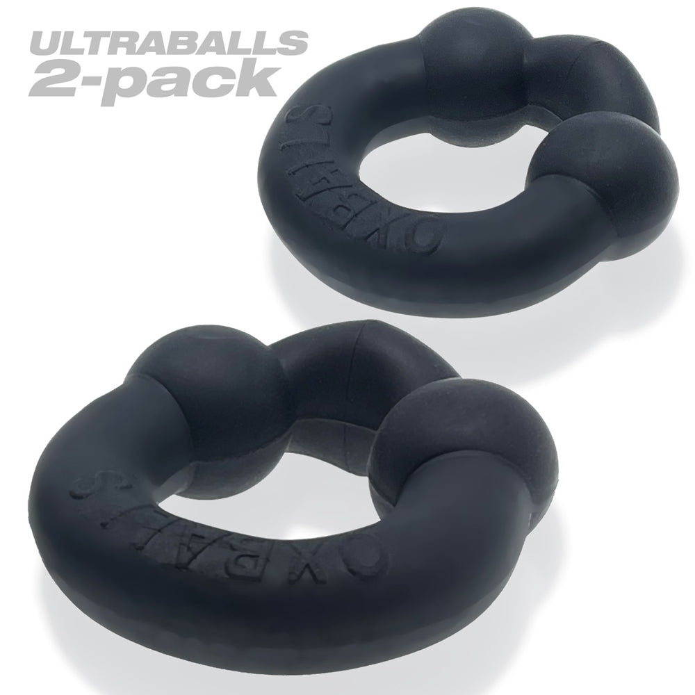 OxBalls Ultraballs 2-Pack Cockring Plus+Silicone Special Edition Night - Fantasies Boutique