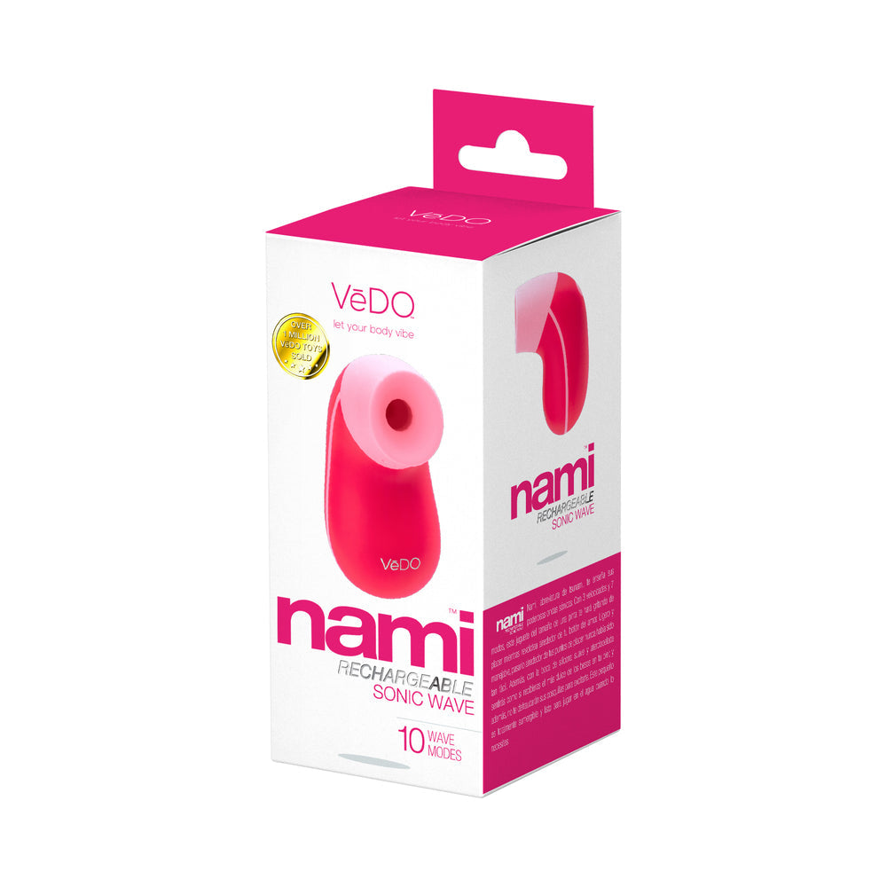 Vedo Nami Rechargeable Sonic Vibe Foxy Pink - Fantasies Boutique