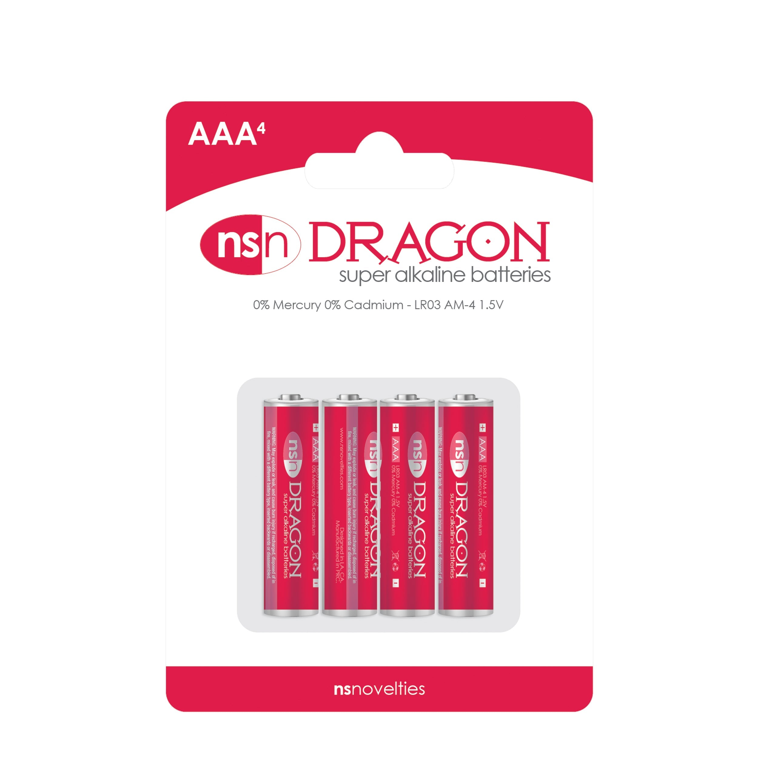 Dragon Alkaline AAA Batteries - Fantasies Boutique