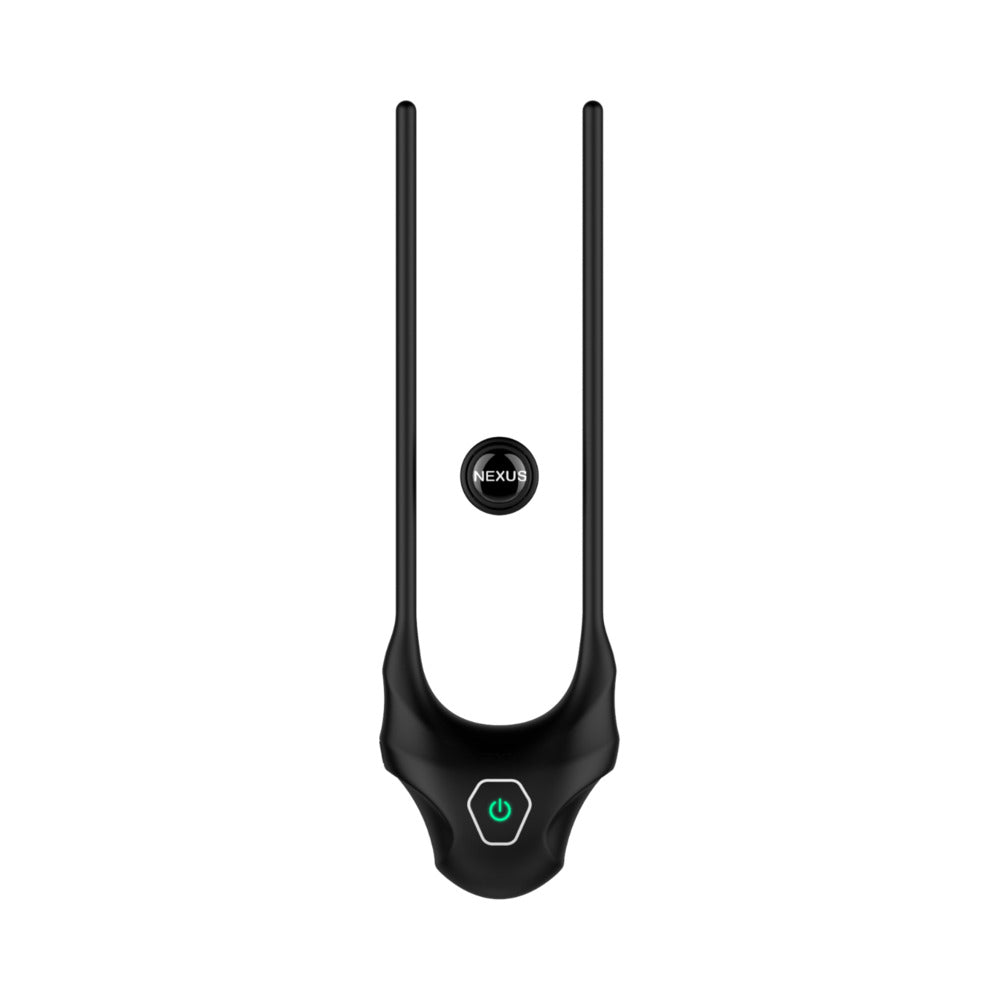 Nexus Forge Adjustable Vibrating Cock Ring Black - Fantasies Boutique