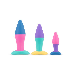 PMV20 Koda 3-Piece Butt Plug Set Multicolor - Fantasies Boutique