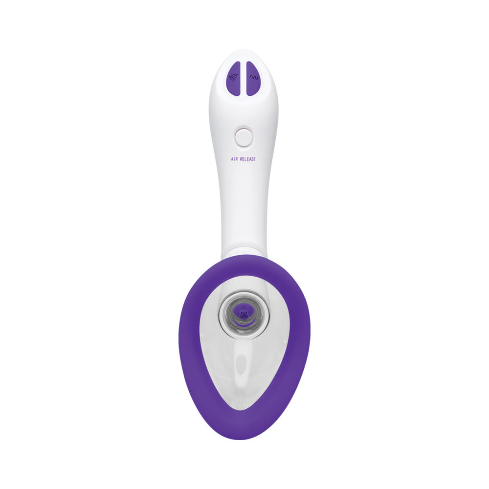 Bloom - Intimate Body Pump - Automatic - Vibrating - Rechargeable Purple/White - Fantasies Boutique
