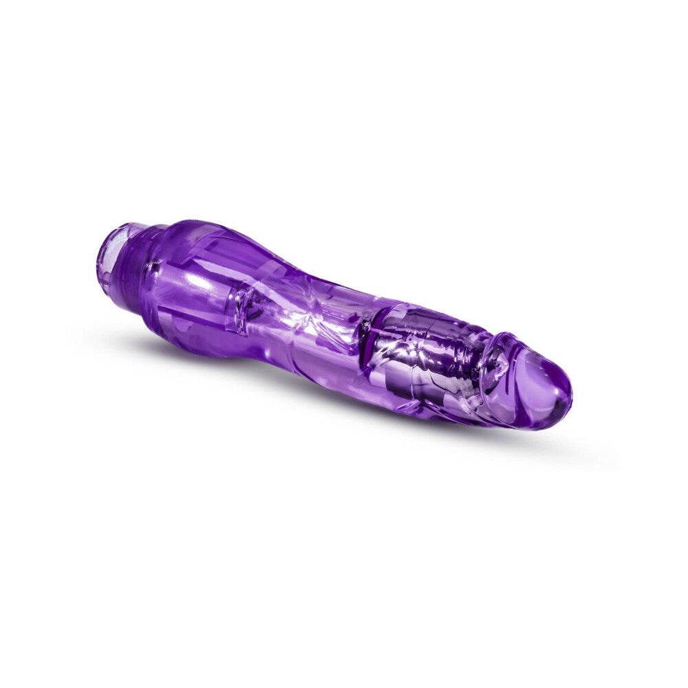 Naturally Yours Fantasy Vibe Realistic 8.5 in. Vibrating Dildo Purple - Fantasies Boutique