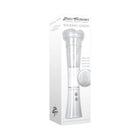 Zero Tolerance Sucking Good Rechargeable Vibrating Vacuum Pump Stroker Clear/White - Fantasies Boutique
