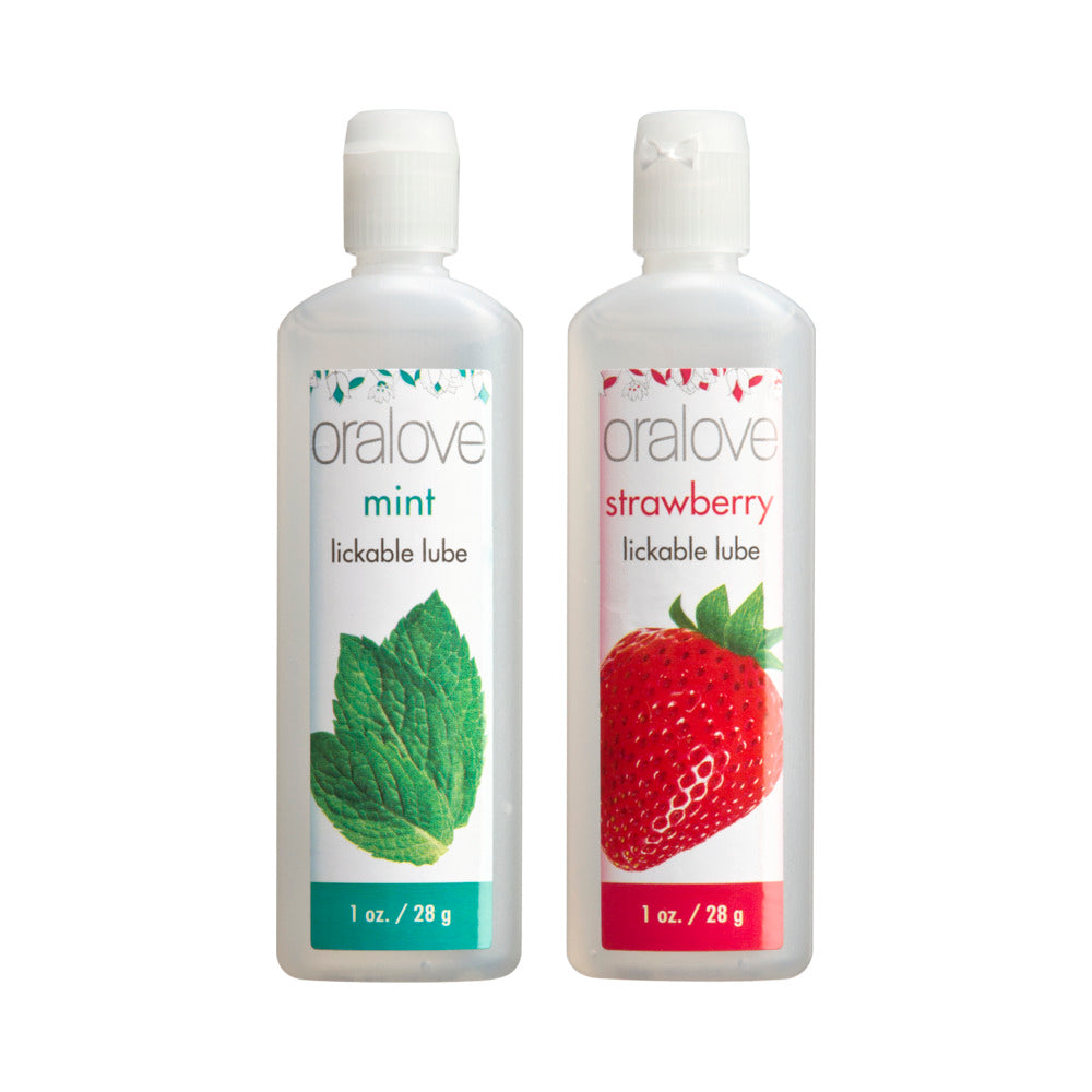 Oralove Delicious Duo Strawberry and Mint - Fantasies Boutique