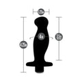 Anal Adventures Platinum Silicone Rechargeable Vibrating Prostate Massager 02 - Fantasies Boutique