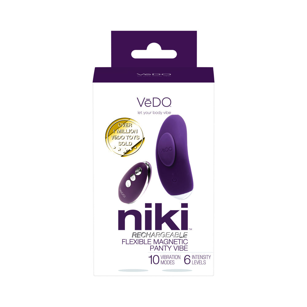 VeDO Niki Rechargeable Panty Vibe Deep Purple - Fantasies Boutique