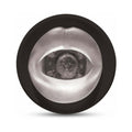 PDX Rechargeable Roto-Bator Mouth Light-Up Rotating Stroker Clear/Black - Fantasies Boutique