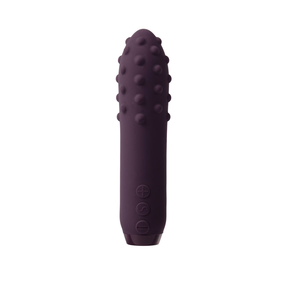Je Joue Duet Rechargeable Silicone Multi-Surfaced Bullet Vibrator Purple - Fantasies Boutique