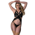 Magic Silk Rush Merry Widow & Panty Set Black L/XL