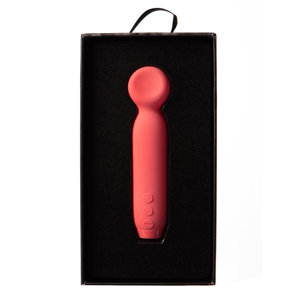 Je Joue Vita Rechargeable Silicone Wand Tip Bullet Vibrator Watermelon Pink - Fantasies Boutique