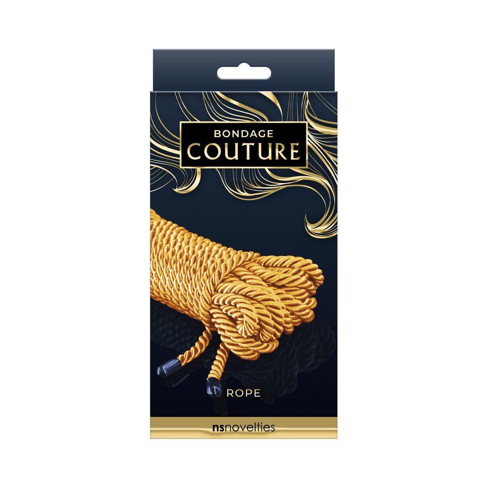 Bondage Couture Rope 25 ft. Gold - Fantasies Boutique