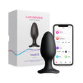 Lovense Hush 2 Bluetooth Remote-Controlled Vibrating Butt Plug L 2.25 in. - Fantasies Boutique