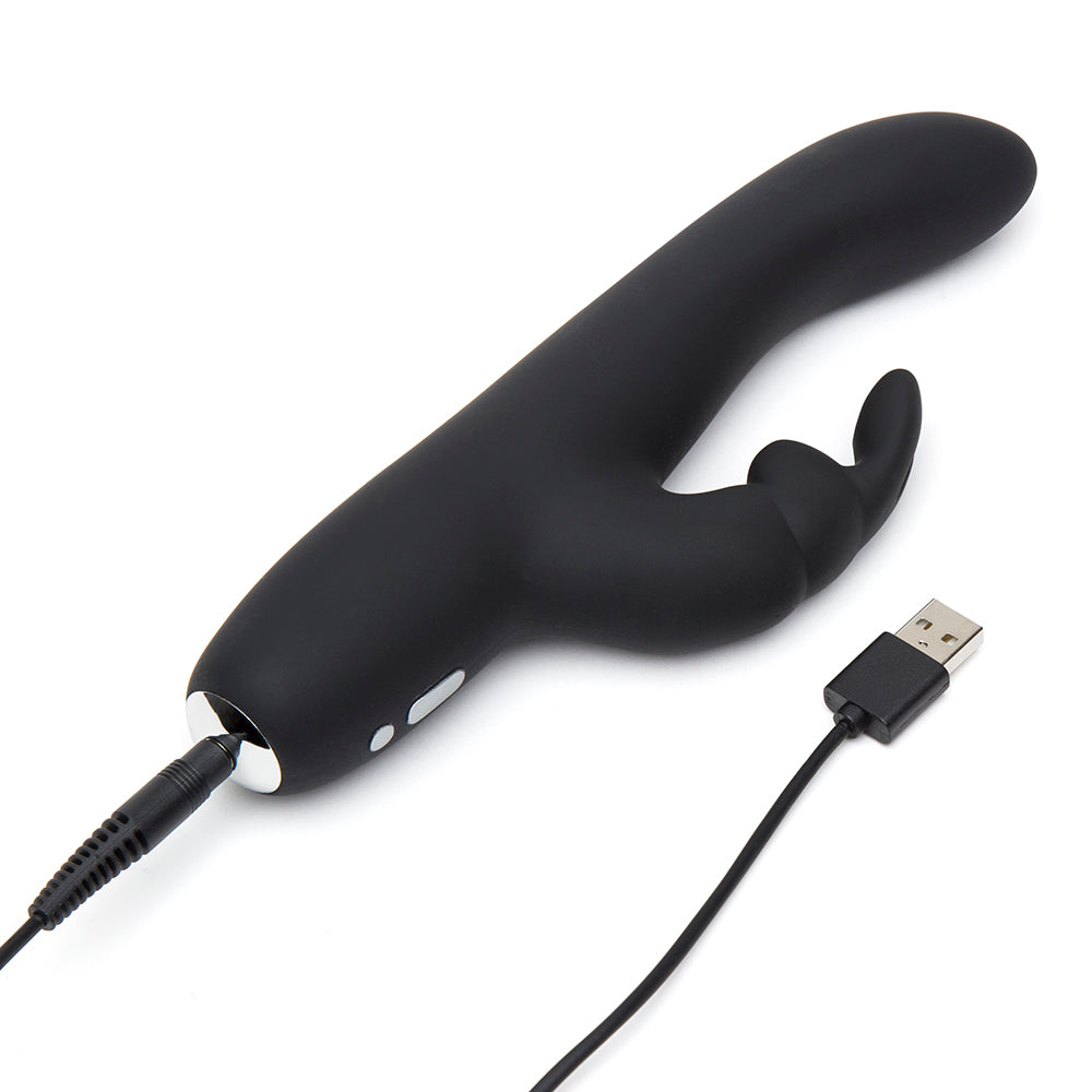 Fifty Shades of Grey Greedy Girl Slimline Rabbit Vibrator - Fantasies Boutique