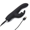 Fifty Shades of Grey Greedy Girl Slimline Rabbit Vibrator - Fantasies Boutique