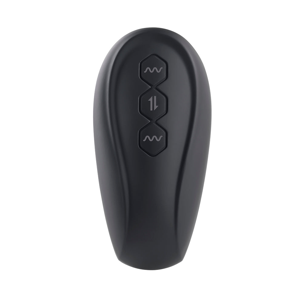 Evolved Thrust In Me Thrusting Vibrating 9.25 in. Dildo Dark - Fantasies Boutique