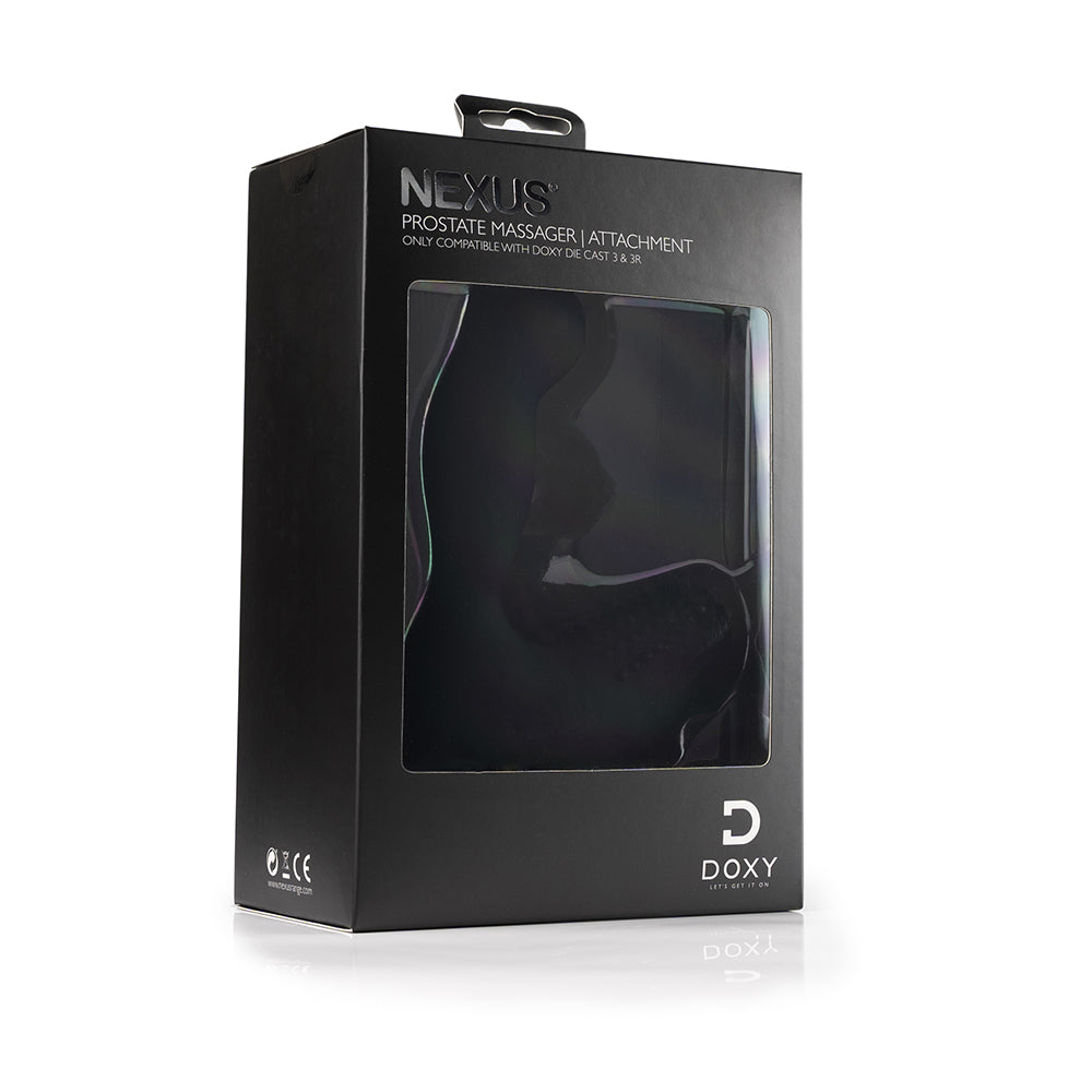 Doxy 3 Silicone Prostate Wand Attachment Black - Fantasies Boutique