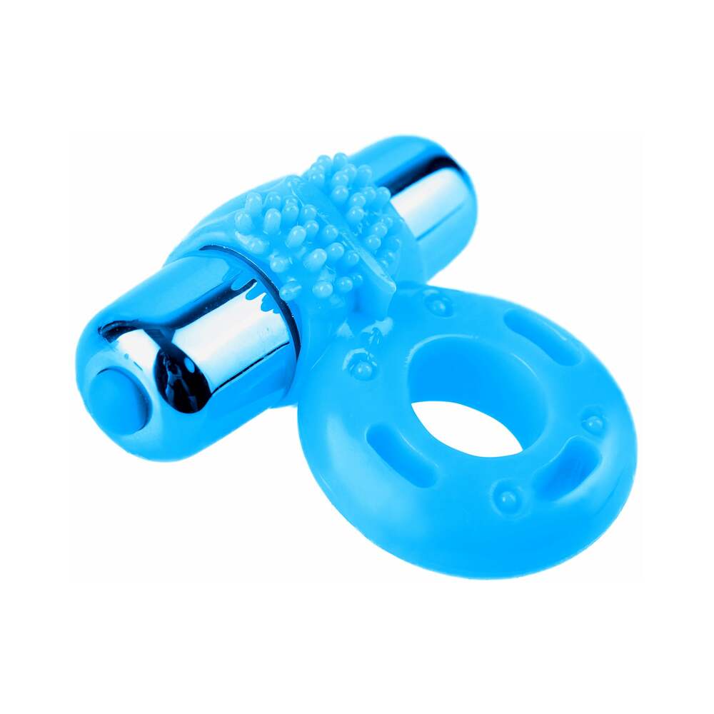 Neon 3-Piece Silicone Vibrating Couples Kit Blue - Fantasies Boutique