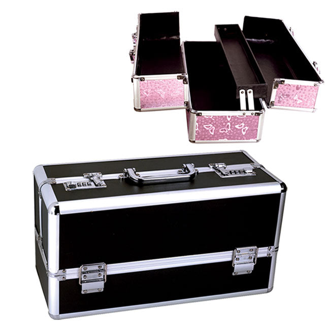 The Toy Chest Lockable Vibrator Case Large Black - Fantasies Boutique