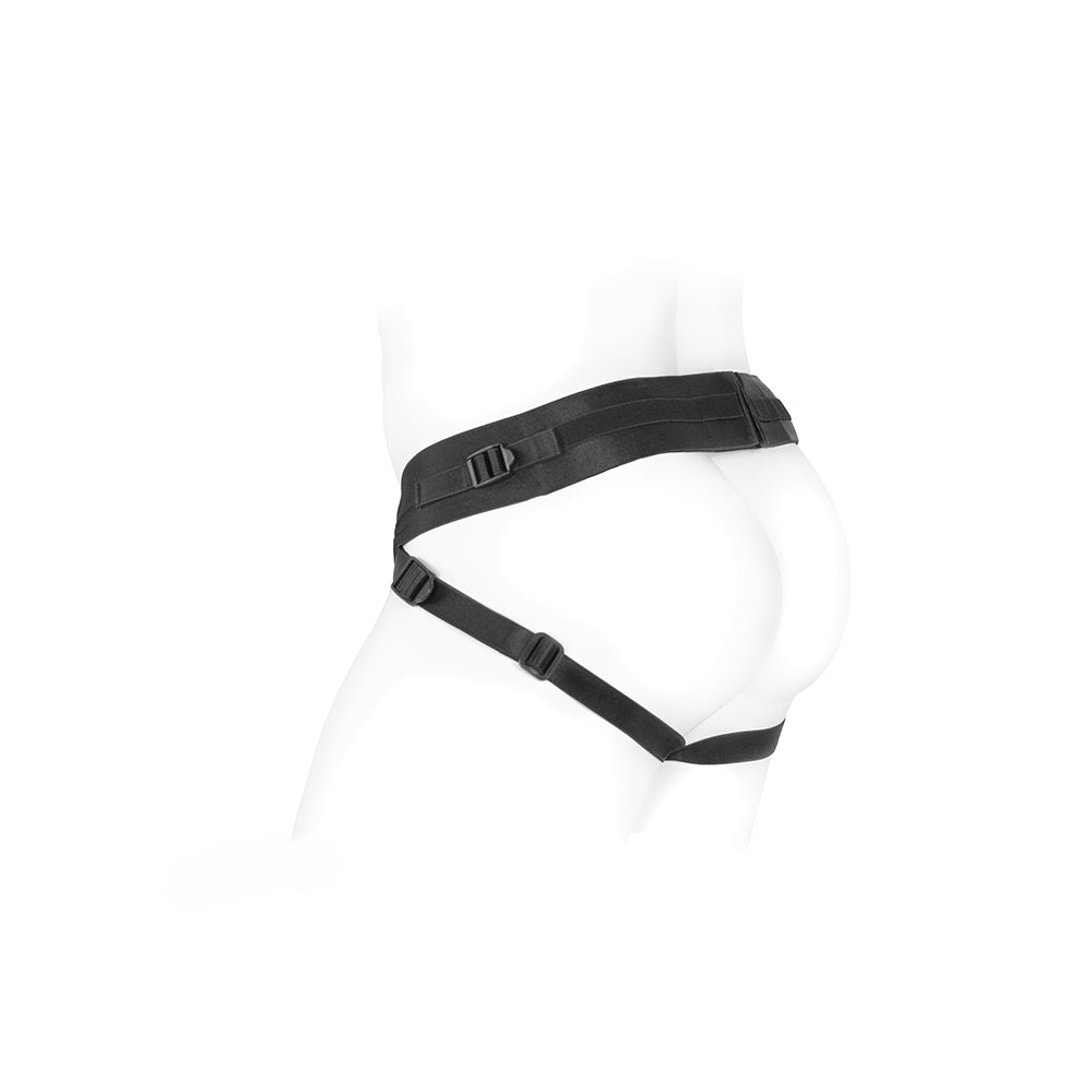 SpareParts Deuce Double Strap Harness Black Size A Regular - Fantasies Boutique