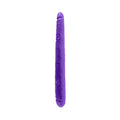 Dillio 16 in. Double Dong Realistic Dual-Ended Dildo Purple - Fantasies Boutique