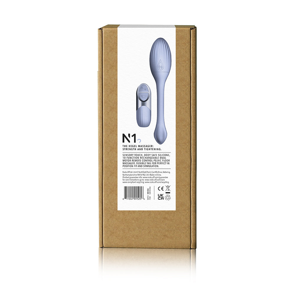 NIYA 1 Rechargeable Remote-Controlled Silicone Kegel Massager Cornflower - Fantasies Boutique