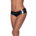 Magic Silk Hard Candy Low Rise Split Crotch Boyshort Black S/M - Fantasies Boutique