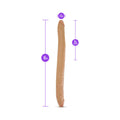 Blush B Yours 16 in. Double Dildo Tan - Fantasies Boutique