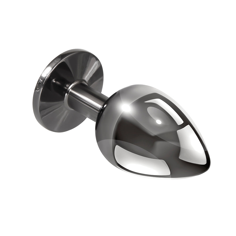Playboy Pleasure 3 Ways 3-Piece Metal Anal Plug Set Hematite - Fantasies Boutique