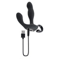 Playboy Come Hither Rechargeable Remote Controlled Silicone Vibrating Prostate Massager Black - Fantasies Boutique