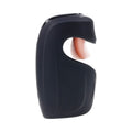Zero Tolerance Lick The Tip Rechargeable Vibrating Thumping Stroker Silicone Black - Fantasies Boutique