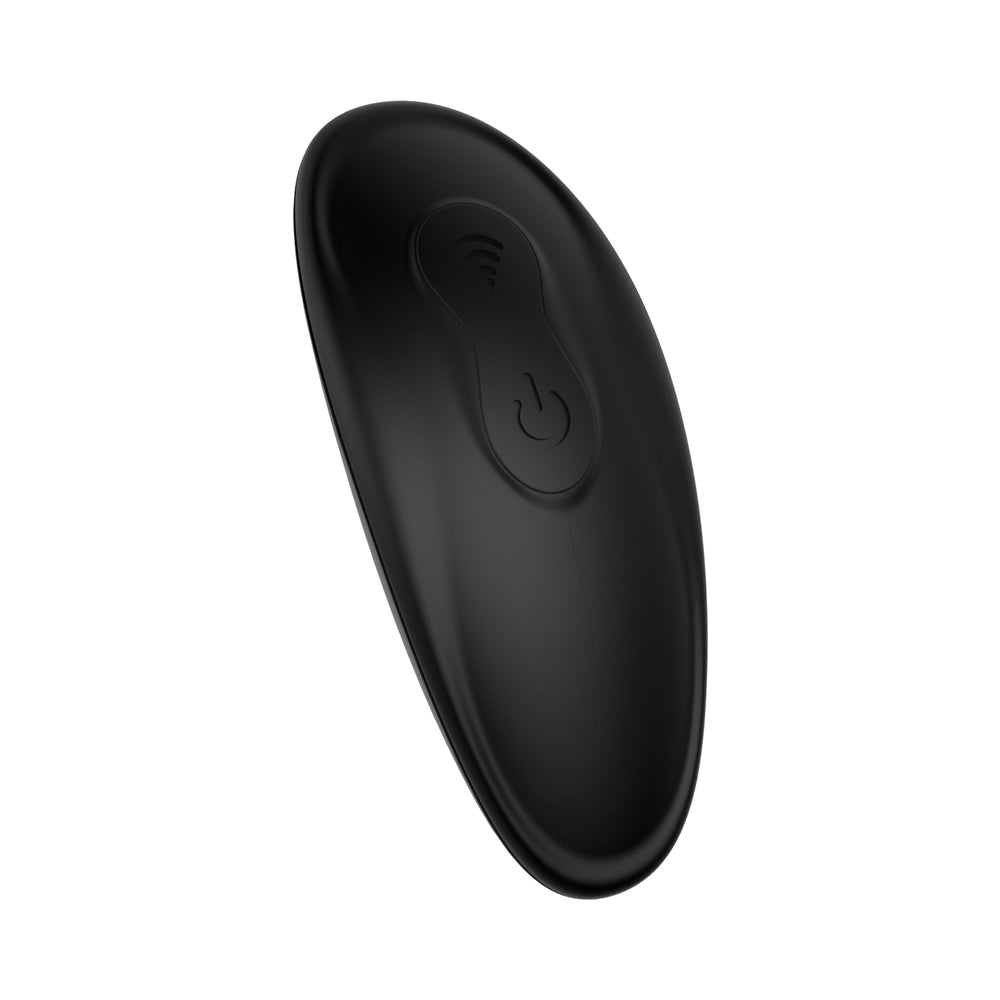 Zero Tolerance Vibrating Ball Cradle Rechargeable Remote-Controlled Silicone Cockring Black - Fantasies Boutique