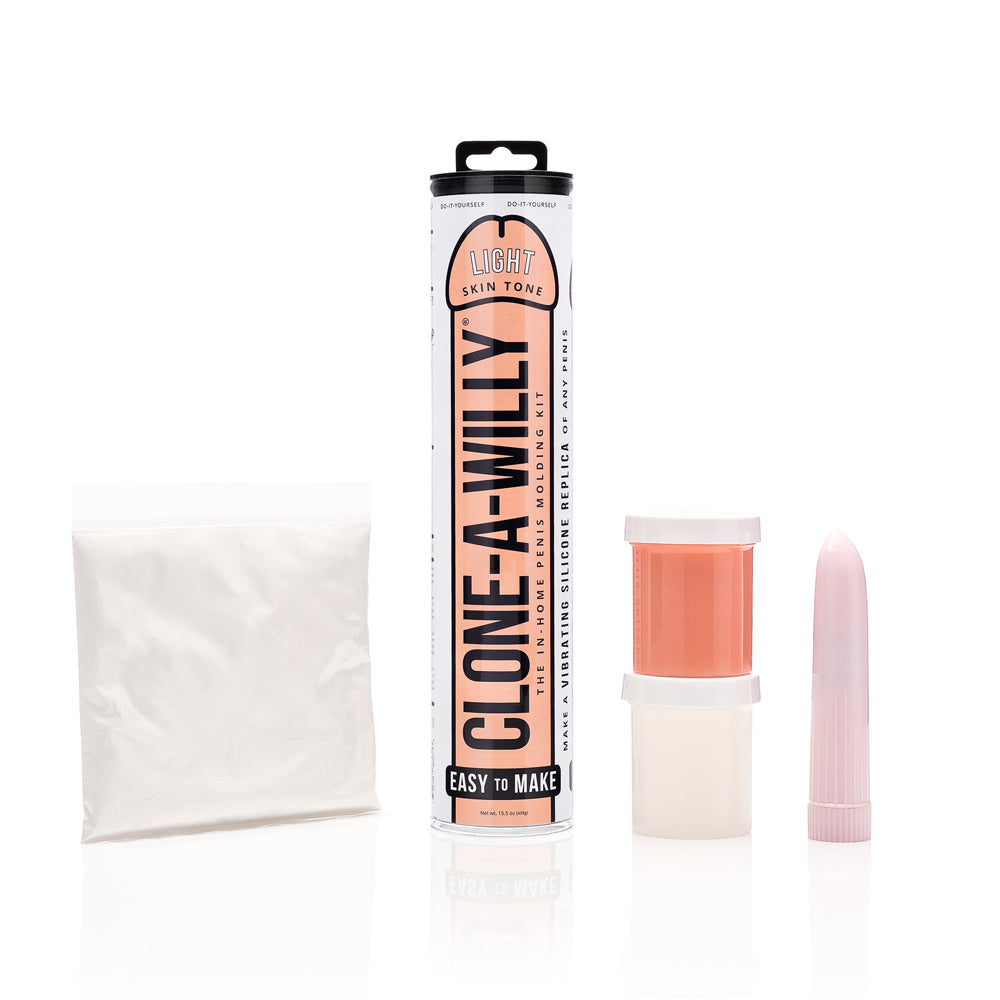 Clone-A-Willy DIY Vibrating Dildo Kit Light Skin Tone - Fantasies Boutique
