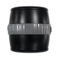 Gender X Barrel Of Fun Rechargeable Open-Ended Vibrating Stroker Black - Fantasies Boutique