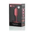 b-Vibe Snug Plug 2 Weighted Silicone Anal Plug Coral - Fantasies Boutique