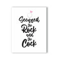 Secured the Rock and the Cock Naughty Kard - Fantasies Boutique
